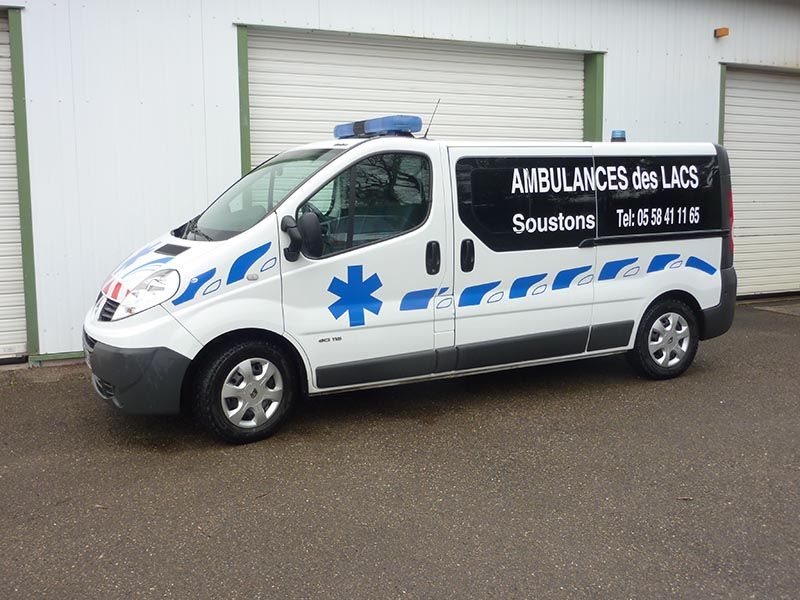 Nos véhicules - Ambulances des Lacs - Soustons