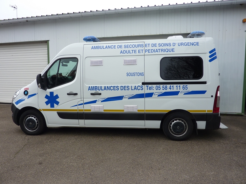 Nos véhicules - Ambulances des Lacs - Soustons